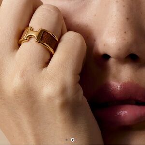 Hermes Gold Ring